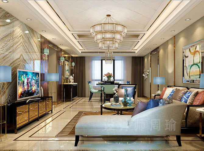 猛干美女小穴视频世纪江尚三室两厅168平装修设计效果欣赏